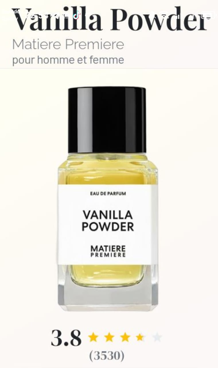 MATIERE PREMIERE  VANILLA POWDER   X3